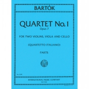 四重奏曲第一番・イ短調・Op.7（ベラ・バルトーク）（弦楽四重奏）【Quartet No. 1 in A Minor, Opus 7】