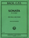 ソナタ・ト短調（カール・フィリップ・エマヌエル・バッハ）（ヴィオラ+ピアノ）【Sonata G Minor】