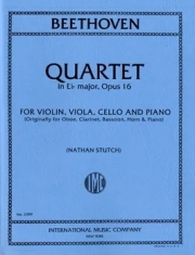 四重奏曲・変ホ長調・Op.16（ベートーヴェン）（弦楽三重奏+ピアノ）【Quartet in E flat major, Opus 16】