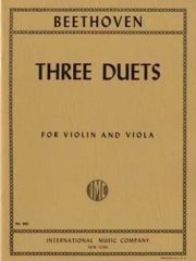 3つのデュエット（ベートーヴェン）（弦楽二重奏）【Three Duets】