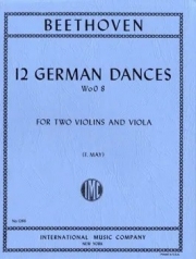 12のドイツ舞曲（ベートーヴェン）（弦楽三重奏）【Twelve German Dances】