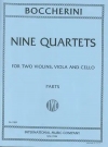 9つの四重奏曲（ルイジ・ボッケリーニ）（弦楽四重奏）【Nine Quartets】