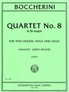 四重奏曲・No.8・変ロ長調（ルイジ・ボッケリーニ）（弦楽四重奏）【Quartet No. 8 in B Flat Major】