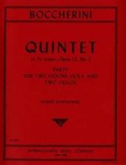 五重奏曲・変ホ長調・Op.12・No.2（ルイジ・ボッケリーニ）（弦楽五重奏）【Quintet in E Flat Major, Opus 12, No. 2】
