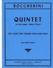 五重奏曲・No.6・変ホ長調・Op.21（ルイジ・ボッケリーニ）（ミックス五重奏）【Quintet in E flat major, Opus 21, No. 6】