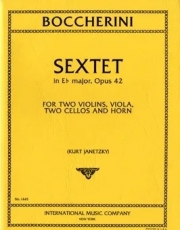 六重奏曲・変ホ長調・Op.42（ルイジ・ボッケリーニ）（ミックス六重奏）【Sextet in E flat major, Opus 42】