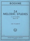 24の旋律的な練習曲（オスカー・ベーメ）（トランペット）【24 Melodic Studies op. 20】