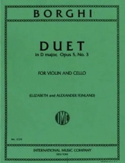 デュエット・ト長調・Op.5・No.3（ルイジ・ボルギ）（弦楽二重奏）【Duet in G major, Opus 5, No. 3】