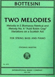 2つのメロディー  (ジョヴァンニ・ボッテジーニ)（ストリングベース+ピアノ）【Two Melodies】