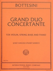 協奏的大二重奏曲（ジョヴァンニ・ボッテジーニ）（弦楽二重奏+ピアノ）【Grand Duo Concertante】