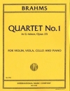 四重奏曲・ト短調・Op.25・No.1  (ヨハネス・ブラームス)（弦楽三重奏+ピアノ）【Quartet No. 1 in G minor, Opus 25】