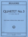 四重奏曲・ハ短調・Op.60・No.3  (ヨハネス・ブラームス)（弦楽三重奏+ピアノ）【Quartet No. 3 in C minor, Opus 60】