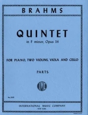 五重奏曲・ヘ短調・Op.34  (ヨハネス・ブラームス)（弦楽四重奏+ピアノ）【Quintet in F minor, Opus 34】