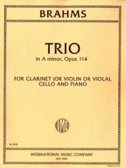 トリオ・イ短調・Op.114  (ヨハネス・ブラームス)（弦楽二重奏+ピアノ）【Trio in A minor, Opus 114】