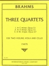 3つの四重奏曲  (ヨハネス・ブラームス)（弦楽四重奏）【Three Quartets】