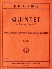 五重奏曲・ロ短調・Op.115  (ヨハネス・ブラームス)（ミックス五重奏）【Quintet in B minor, Opus 115】