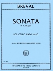 ソナタ・ハ長調（ジャン・バティスト・ブレヴァル）（チェロ+ピアノ）【Sonata in C major】