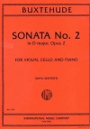 ソナタ・ニ長調・Op.2・No.2  (ディートリヒ・ブクステフーデ)（弦楽二重奏+ピアノ）【Sonata D Major Op.2 No.2】