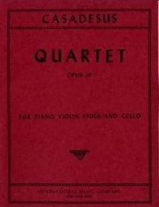 四重奏曲・Op.30  (ロベール・カサドシュ)（弦楽三重奏+ピアノ）【Quartet, Opus 30】