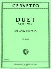 デュエット・Op.5・No.3  (ジェームズ・セルベット)（弦楽二重奏）【Duet, Opus 5, No. 3】