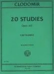 20の練習曲・Op.143（ピエール・フランソワ・クロドミール）（トランペット）【20 Studies Op.143】