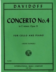 協奏曲・No.4・ホ短調・Op.31（カルル・ダヴィドフ）（チェロ+ピアノ）【Concerto No. 4 in E minor, Opus 31】