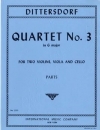 四重奏曲・No.3・ト長調  (カール・ディッタース・フォン・ディッタースドルフ)（弦楽四重奏）【Quartet No. 3 in G major】
