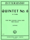 五重奏曲・No.6・ト長調  (カール・ディッタース・フォン・ディッタースドルフ)（弦楽五重奏）【Quintet No. 6 in G major】