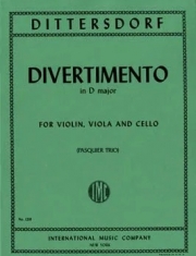 ディヴェルティメント  (カール・ディッタース・フォン・ディッタースドルフ)（弦楽三重奏）【Divertimento】