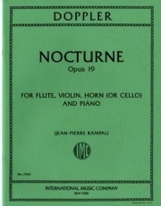 ノクターン・Op.19（フランツ・ドップラー）（ミックス三重奏+ピアノ）【Nocturne op. 19】