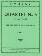 弦楽四重奏曲・No.8・ホ長調・Op.80（アントニン・ドヴォルザーク）（弦楽四重奏）【Quartet No. 8 in E major, Opus 80】
