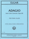 アダージョ「チェロ協奏曲・Op.85」より（エドワード・エルガー）（チェロ四重奏）【Adagio from Cello Concerto, Opus 85】