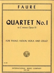 四重奏曲・No.1・ハ短調・Op.15（ガブリエル・フォーレ）（弦楽三重奏+ピアノ）【Quartet No.1 in C Minor Op.15】
