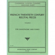 20世紀のフランス人作曲家によるリサイタル曲集・Vol.2（アルトサックス+ピアノ）【French Xx Century Recital Pieces Vol. 2】