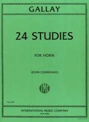 24の練習曲（ジャック・フランソワ・ガレ）（ホルン）【24 Studies】