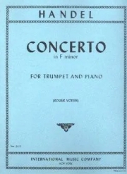 協奏曲・ヘ短調 (ヘンデル) (トランペット＋ピアノ）【Concerto in F minor】