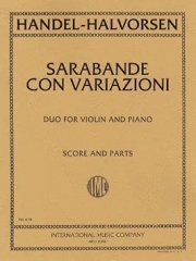 サラバンドと変奏  (ヨハン・ハルヴォルセン)（弦楽二重奏）【Sarabande con Variazioni】