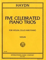 5つの有名なピアノ三重奏曲  (フランツ・ヨーゼフ・ハイドン)（弦楽二重奏+ピアノ）【Five Celebrated Piano Trios】