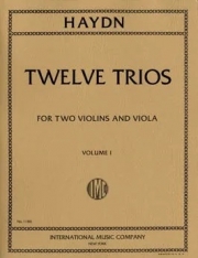 12のトリオ・Vol.1  (フランツ・ヨーゼフ・ハイドン)（弦楽三重奏）【Twelve Trios 1 Vol. 1】