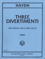 3つのディヴェルティメント  (フランツ・ヨーゼフ・ハイドン)（弦楽三重奏）【Three Divertimenti】