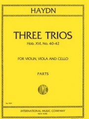 3つのトリオ・Op.53  (フランツ・ヨーゼフ・ハイドン)（弦楽三重奏）【Three Trios, Opus 53】