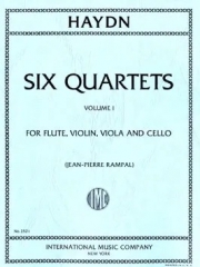 6つの四重奏曲・Vol.1  (フランツ・ヨーゼフ・ハイドン)（ミックス四重奏）【Six Quartets Vol. 1】