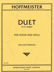 デュエット・ト長調  (フランツ・アントン・ホフマイスター)（弦楽二重奏）【Duet in G major】