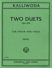 2つのデュエット・Op.208  (ヤン・ヴァーツラフ・カリヴォダ)（弦楽二重奏）【Two Duets, Opus 208】