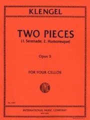 2つの小品・Op.5（ユリウス・クレンゲル）（チェロ四重奏）【Two Pieces op. 5】