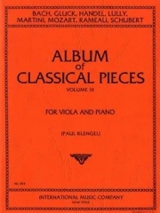 24のクラシカル小品・Vol.3（パウル・クレンゲル）（ヴィオラ+ピアノ）【Album of 24 Classical Pieces: Volume 3】