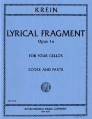 リリカル・フラグメント・Op.1a（アレクサンドル・クレイン）（チェロ四重奏）【Lyrical Fragment, Opus 1a】