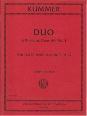 デュオ・変ロ長調・Op.46・No.1（カスパー・クンマー）（木管二重奏）【Duo in B flat major, Opus 46, No. 1】