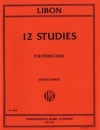 12の練習曲（フィリップ・リボン）（ストリングベース）【12 Studies】