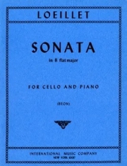 ソナタ・変ロ長調 (ジャン＝バティスト・ルイエ)（チェロ+ピアノ）【Sonata in B flat major】
